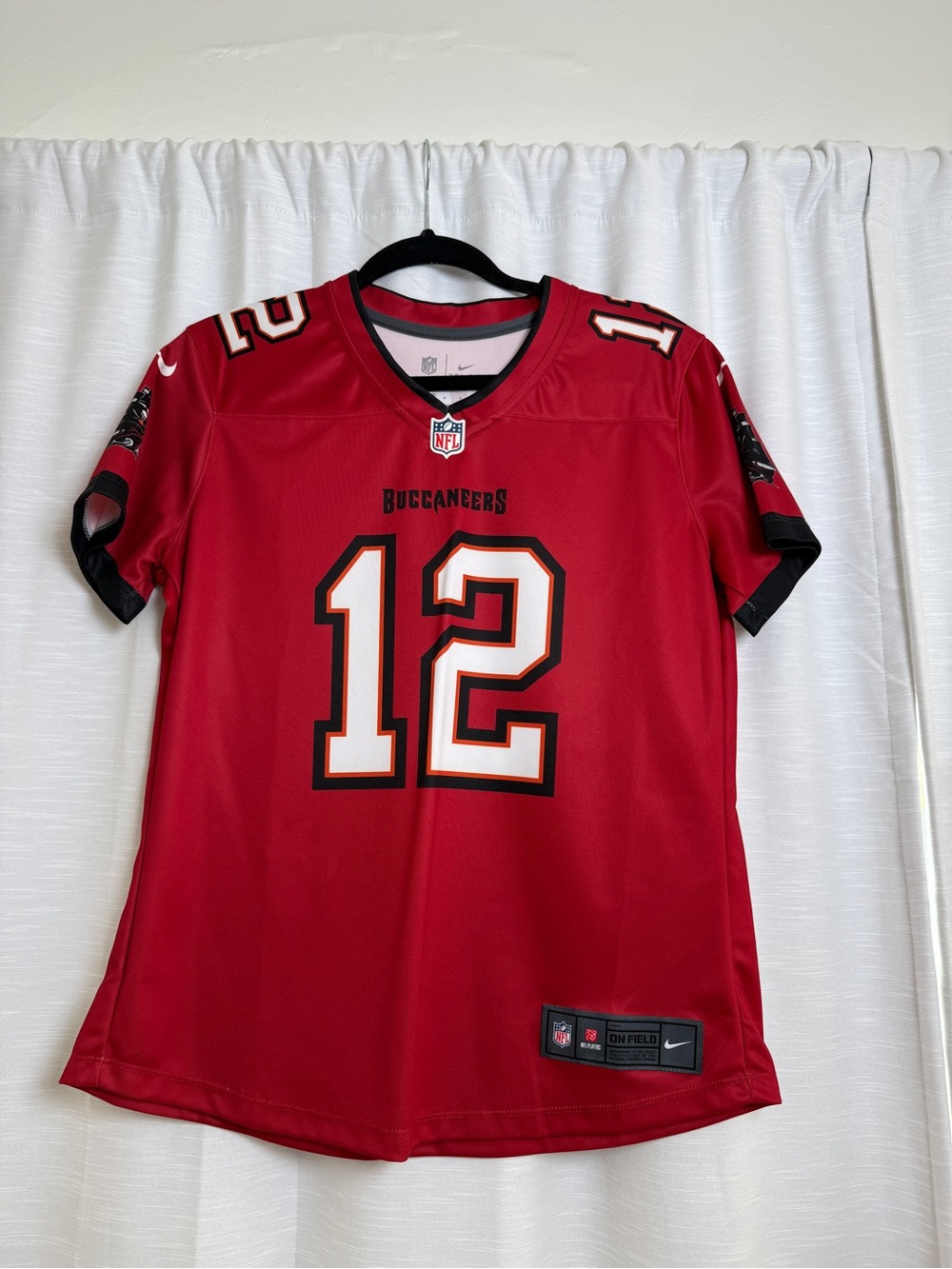 NFL Tampa Bay Buccaneers Tom Brady #12 Red Nike Jersey Women’s | Size M - Picture 4 of 11